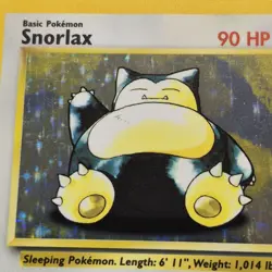 Snorlax No Symbol Error 11/64 Unlimited Holo Rare Jungle Pokemon Card - Image 3