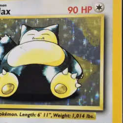 Snorlax No Symbol Error 11/64 Unlimited Holo Rare Jungle Pokemon Card - Image 4