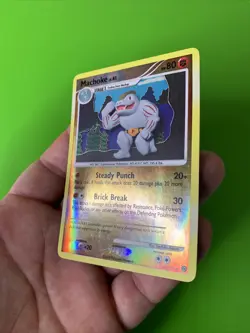 Machoke 41/100 Stormfront Reverse Holo Pokemon Card LP+ - Image 4