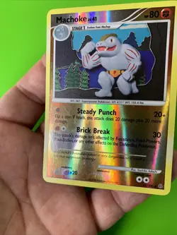 Machoke 41/100 Stormfront Reverse Holo Pokemon Card LP+ - Image 5