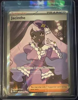 Pokemon Jacinthe 110/088 POR Trainer-Supporter Full Art Holo Rare Card - Image 1