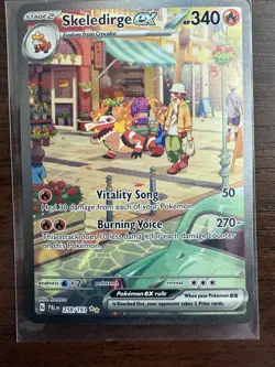 Pokemon TCG Skeledirge EX Card 258/193 Paldea Evolved Sir NM/M Condition - Image 1