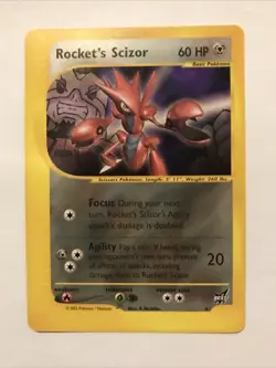 Rocket's Scizor Best of Game non-holo RARE Promo #4 Card - Image 1