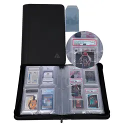 PSA-Sized Slab Binder Graded Card Binder Fit 40 PSA Slabs Includes 40 Psa-Sized - Image 1