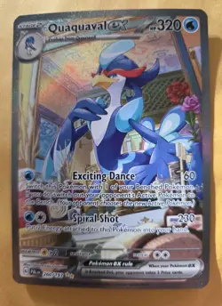 Pokemon TCG Paldea Evolved Quaquaval ex SIR Card 260/193 - Image 1