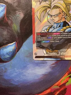 Bandai Dragon Ball Super Card Game Trunks: Future Awaken Leader sb02-001 Foil - Image 5