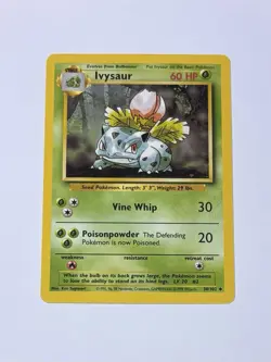 Ivysaur - 1999-2000 Vintage Pokemon Card TCG Base Set Unlimited 30/102 NM/LP - Image 1