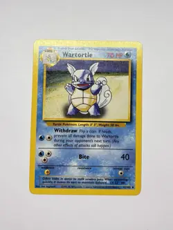 Wartortle - 1999-2000 Vintage Pokemon Card TCG Base Set Unlimited 42/102 NM/LP - Image 1