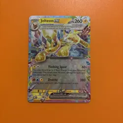 Pokemon TCG Jolteon EX Prismatic Evolutions Holo Double Rare Card 030/131 - Image 1