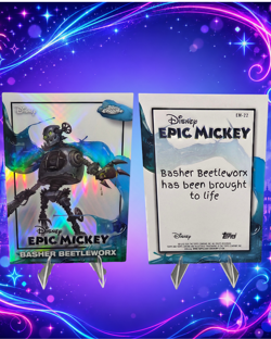 2026 Topps Disney Neon EM-22 Basher Beetleworx Epic Mickey Insert Card NM - Image 1