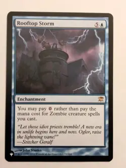 Rooftop Storm [The List] Magic MTG Innistrad NM - Image 1