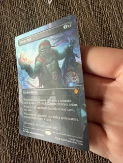 FOIL Moderately Played (READ DESC.) Waste Not (Borderless) Promo CMD: TMNT MTG - Image 3