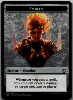 Emblem - Chandra, Torch of Defiance T Kaladesh 10 LP - Image 1