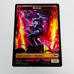 2026 Magic: The Gathering TMNT Token #7/9 Mutant/Mutagen - Image 1