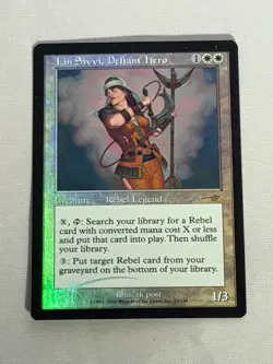 MTG FOIL Lin Sivvi, Defiant Hero Nemesis Magic the Gathering - Image 1