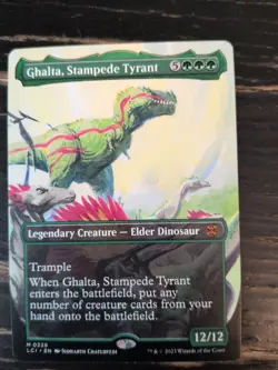 Ghalta Stampede Tyrant Borderless MTG LCI Near Mint NM Magic Card - Image 1