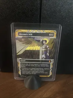 Akroma's Will M Borderless Secrets of Strixhaven: Mystical Archive NM Mtg - Image 1