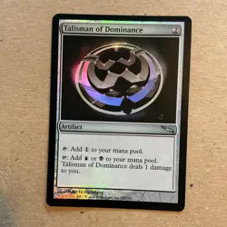 Wizards of the Coast Magic: The Gathering Talisman of Dominance Foil Artifact M… - Image 1