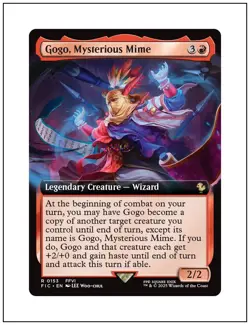 Gogo, Mysterious Mime, Extended Art, Final Fantasy, Magic MTG NM - Image 1