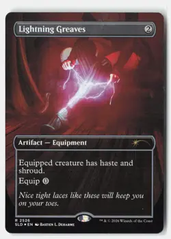 Lightning Greaves () R Foil Secret Lair Drop Series 2526 NM - Image 1