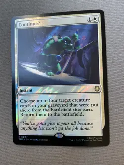 MTG ContinueU NM Surge Foil TMNT Rare 0007 Unplayed - Image 1