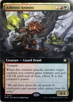 Ashroot Animist (Extended Art) R Foundations 478 NM - Image 1