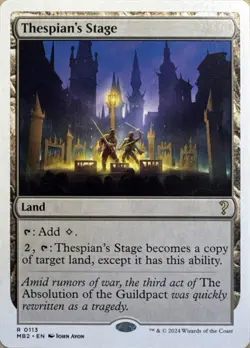 Thespian's Stage (White Border) R Mystery Booster 2 113 NM - Image 1