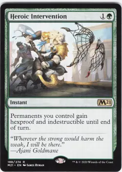 Heroic Intervention #188 Core Set 2021 Regular Rare - Image 1