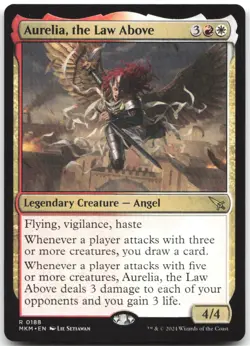 Aurelia, the Law Above 188 Rare Murders at Karlov Manor Magic: The Gathering NM - Image 1