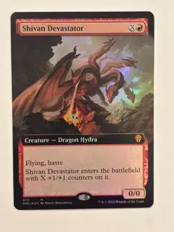 Dominaria United Magic: The Gathering Shivan Devastator FOIL Full Art - Image 1