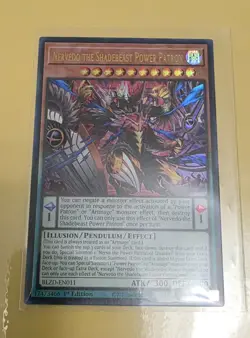 Nervedo the Shadebeast Power Patron BLZD-EN011 Ultra Rare 1st Edition NM Yugioh - Image 1