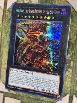 YuGiOh VARUDRAS, THE FINAL BRINGER OF THE END TIMES Prismatic Secret MP25-EN070 - Image 1