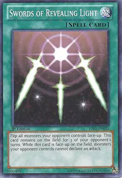 Swords of Revealing Light - BP01-EN033 - Starfoil Rare - 1st Edition - Lightly P - Image 1