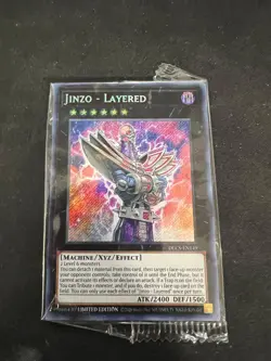 Jinzo - Layered Secret Rare DLCS-EN149 Near Mint Yugioh Promo Sealed TCG - Image 1