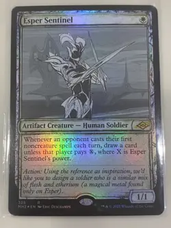 Esper Sentinel (Showcase) -Foil Near Mint MTG Modern Horizons 2 - Image 1