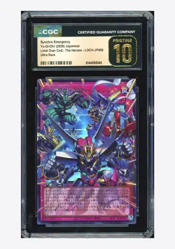 Yu-Gi-Oh CGC 10 PRISTINE Synchro Emergency UR 2026 LOCH-JP009 Japanese - Image 1
