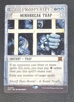 Mindbreak Trap (12) M Outlaws of Thunder Junction: Breaking News NM MTG Magic - Image 1