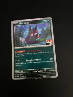 Morpeko 121 Cosmos Holo Play Prize Pack Series Promo Pokemon Card TCG - Image 1