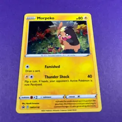 Pokemon TCG Morpeko Holo Black Star Promo SWSH116 Pokemon Card Trading Card TCG - Image 1