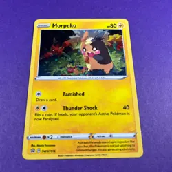Pokemon TCG Morpeko Holo Black Star Promo SWSH116 Pokemon Card Trading Card TCG - Image 2