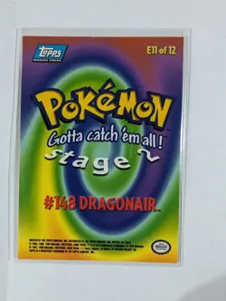 1999 Pokemon TV Animation Edition - Dragonair Both Holo And Non-holo. Card #E11 - Image 4