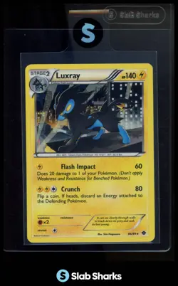 2012 POKEMON BLACK & WHITE NEXT DESTINIES #46 LUXRAY HOLO - Image 1