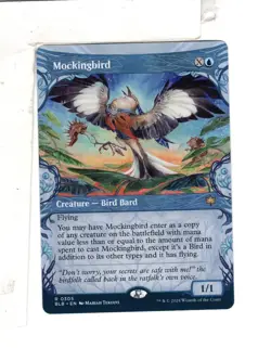 MTG SkeenAB Mockingbird SHOWCASE from BLB. NM. - Image 1