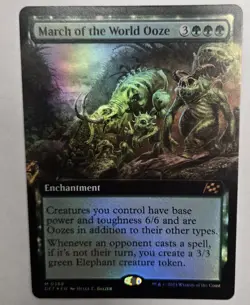 March of the World Ooze (Extended Art) Aetherdrift Foil - Image 1