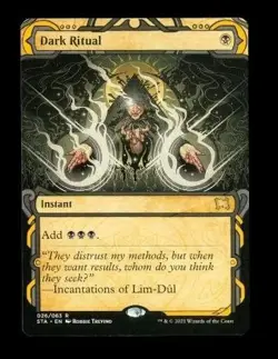 MTG Magic The Gathering Card Dark Ritual 26/063 Strixhaven Mystical Archive - Image 1