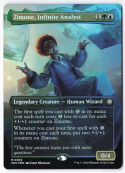 Zimone, Infinite Analyst (Borderless) 10 Commander: Secrets of Strixhaven - Image 1