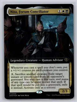 Nita, Forum Conciliator (Extended Art) 354 Secrets of Strixhaven MTG Foil NM - Image 1