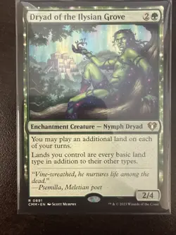 Dryad of the Ilysian Grove Commander Masters #0891 MTG Magic the Gathering - Image 3