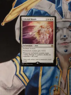 Celestial Mantle MTG Jumpstart Rare White Enchantment Near-Mint x1 - Image 1