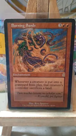 MTG Burning Sands - Foil, English Odyssey - Image 1